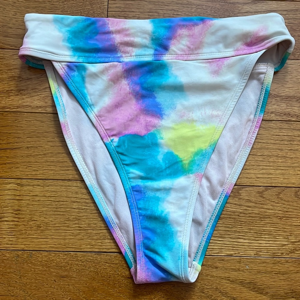 high waisted bikini bottom